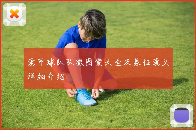 意甲球队队徽图案大全及象征意义详细介绍